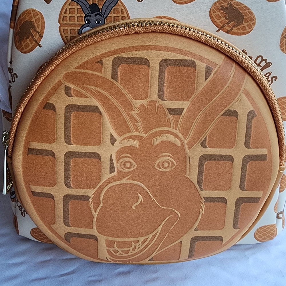 NWT DreamWorks' Shrek Donkey Loungefly Maple Scented Backpack - Picture 2 of 8